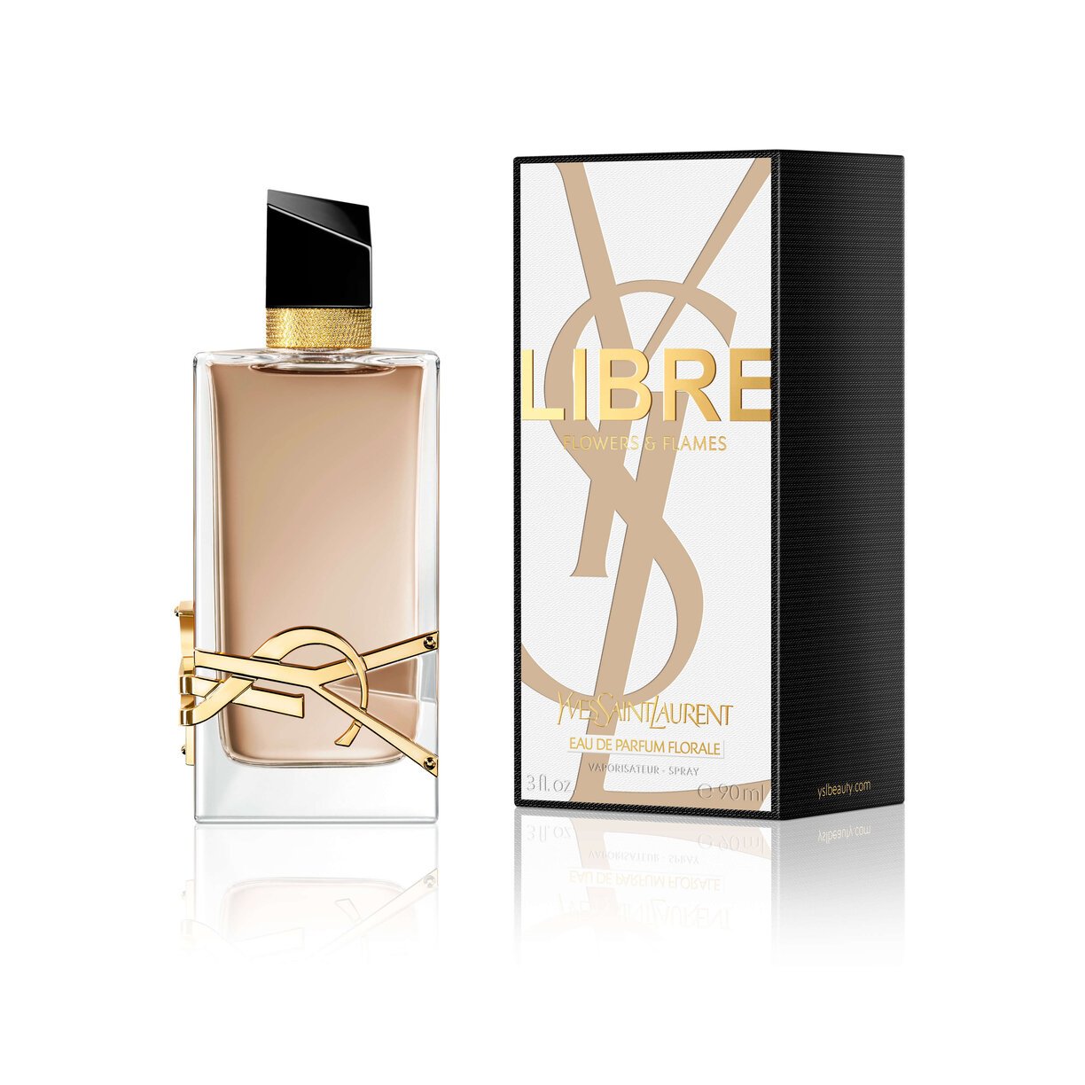 YSL LIBRE flowers and flames