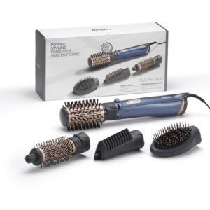 BaByliss AS965E brosse soufflante et fer à lisser Brosse soufflante à air chaud À chaleur Or, Bleu 1000 W 2,5 m