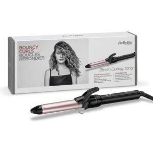 BaByliss Boucleur Curling Tong 25mm Pour Des Boucles Rapides Et Rebondies C325E